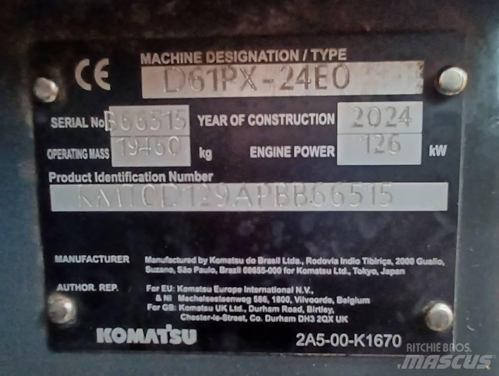 Komatsu D61PX-24 Spycharki gąsienicowe