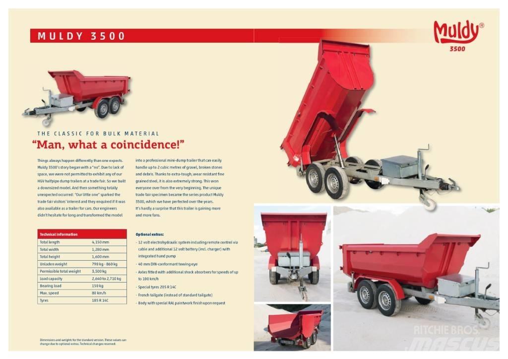  Muldy 3500 Przyczepy wywrotki