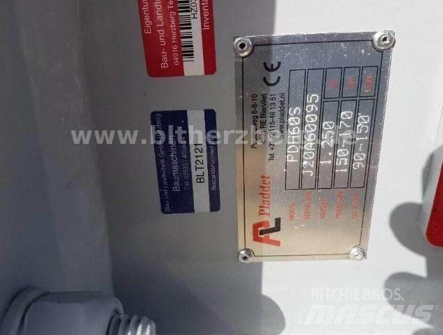 Pladdet PDH 60S Młoty hydrauliczne