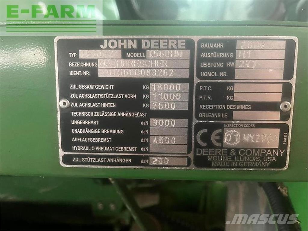John Deere t560 hm Kombajny zbożowe