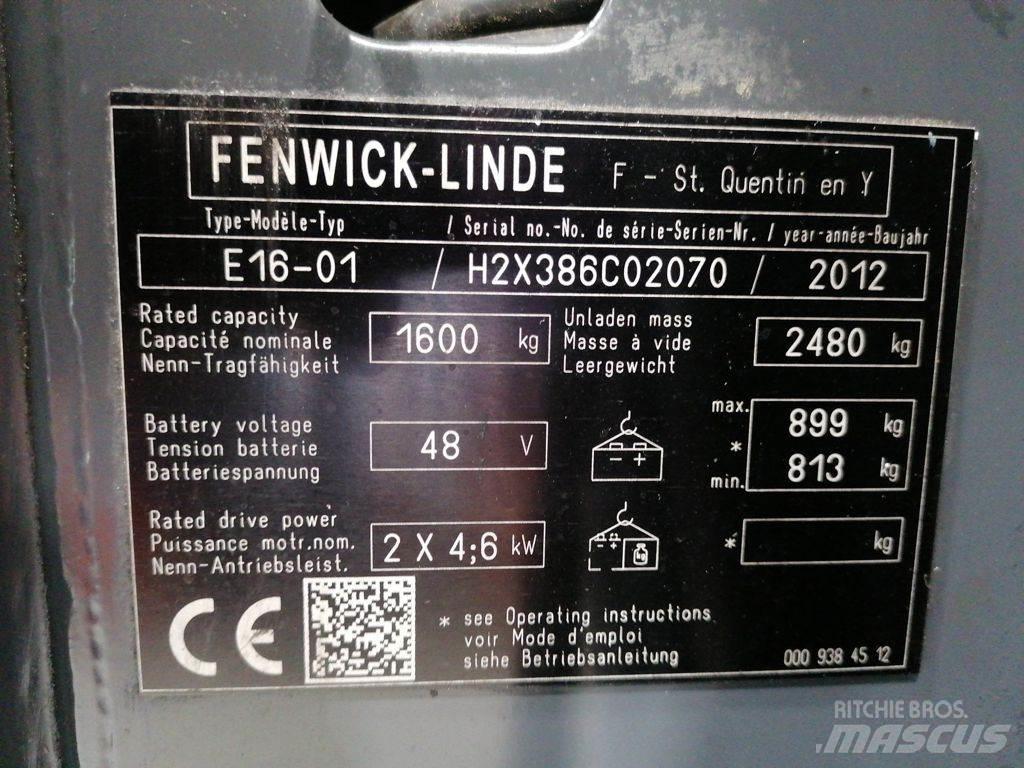 Linde E16-01 Wózki elektryczne