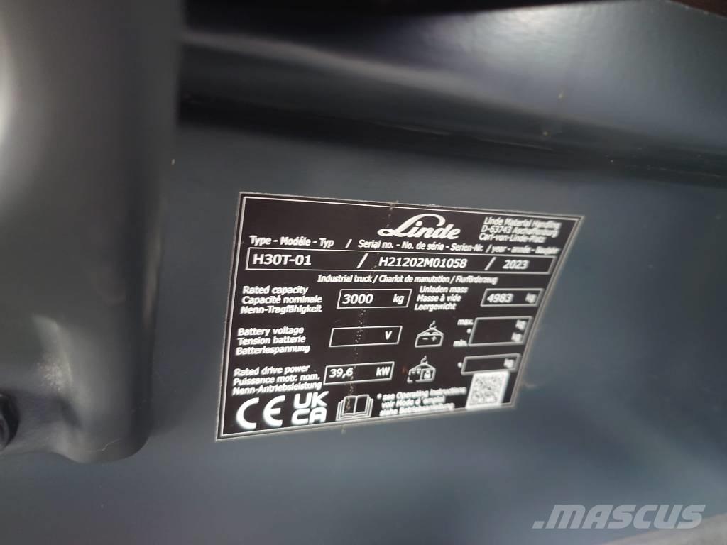 Linde H 30 T Wózki LPG