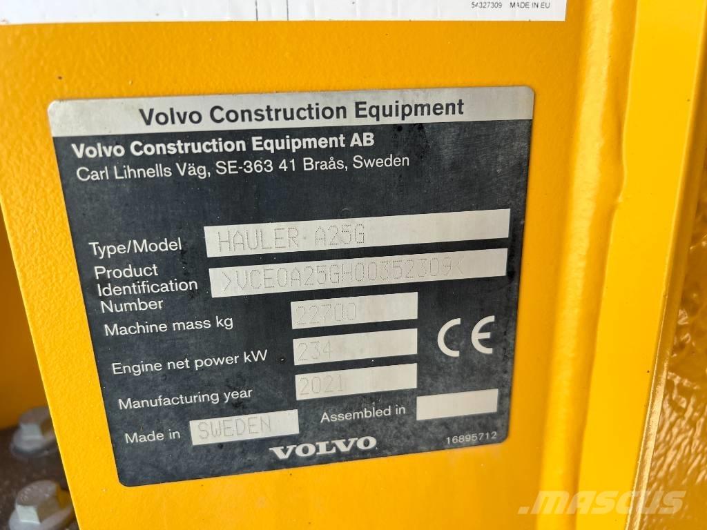 Volvo A25G Wozidła przegubowe