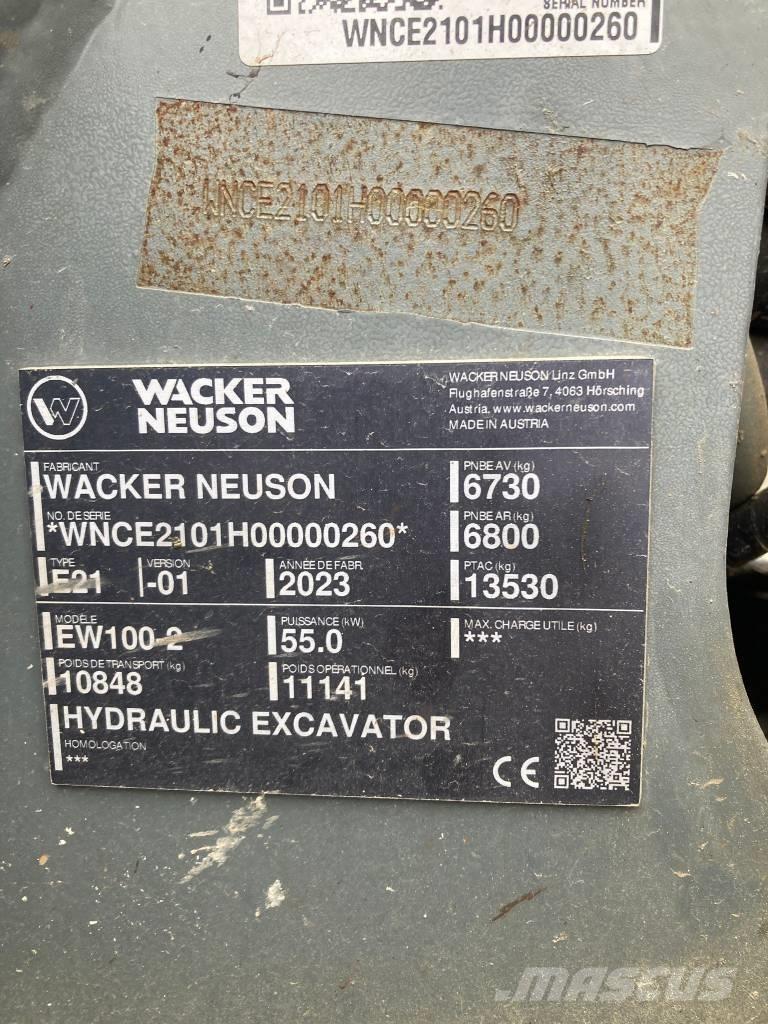 Wacker Neuson EW 100 Koparki kołowe