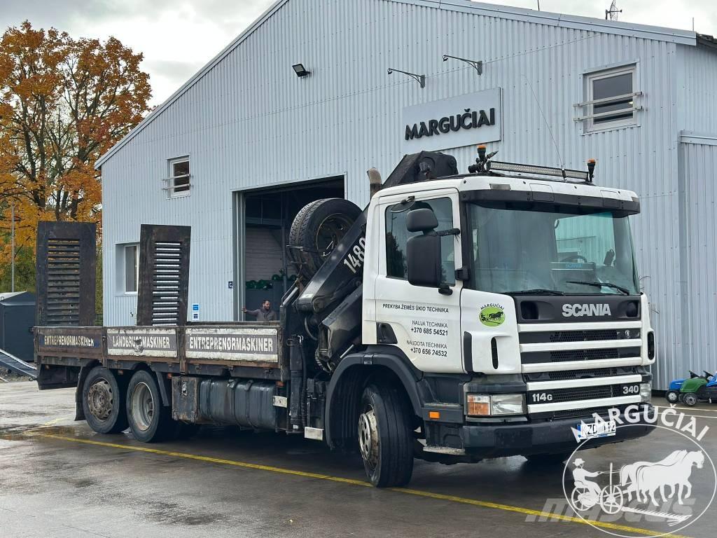 Scania 114G 340 Żurawie samochodowe