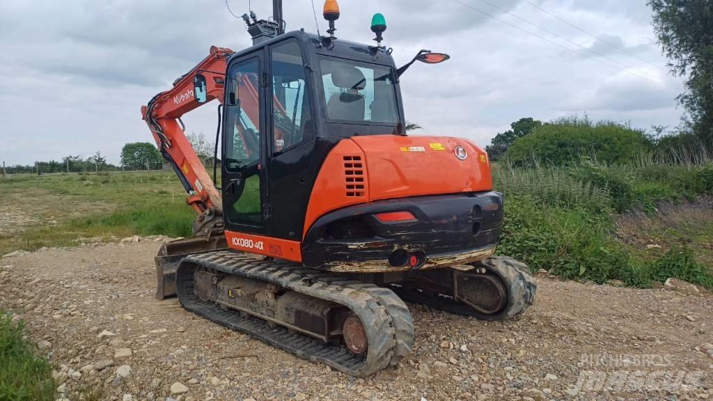 Kubota KX 080-4 Midikoparki  7t - 12t