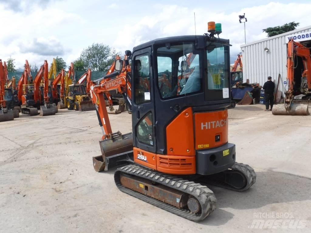 Hitachi ZX 26 U-6 Minikoparki