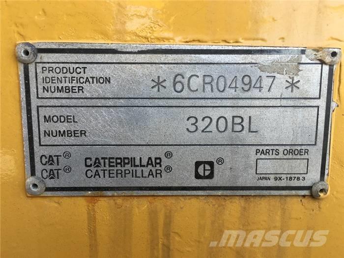 CAT 320 B L Koparki gąsienicowe