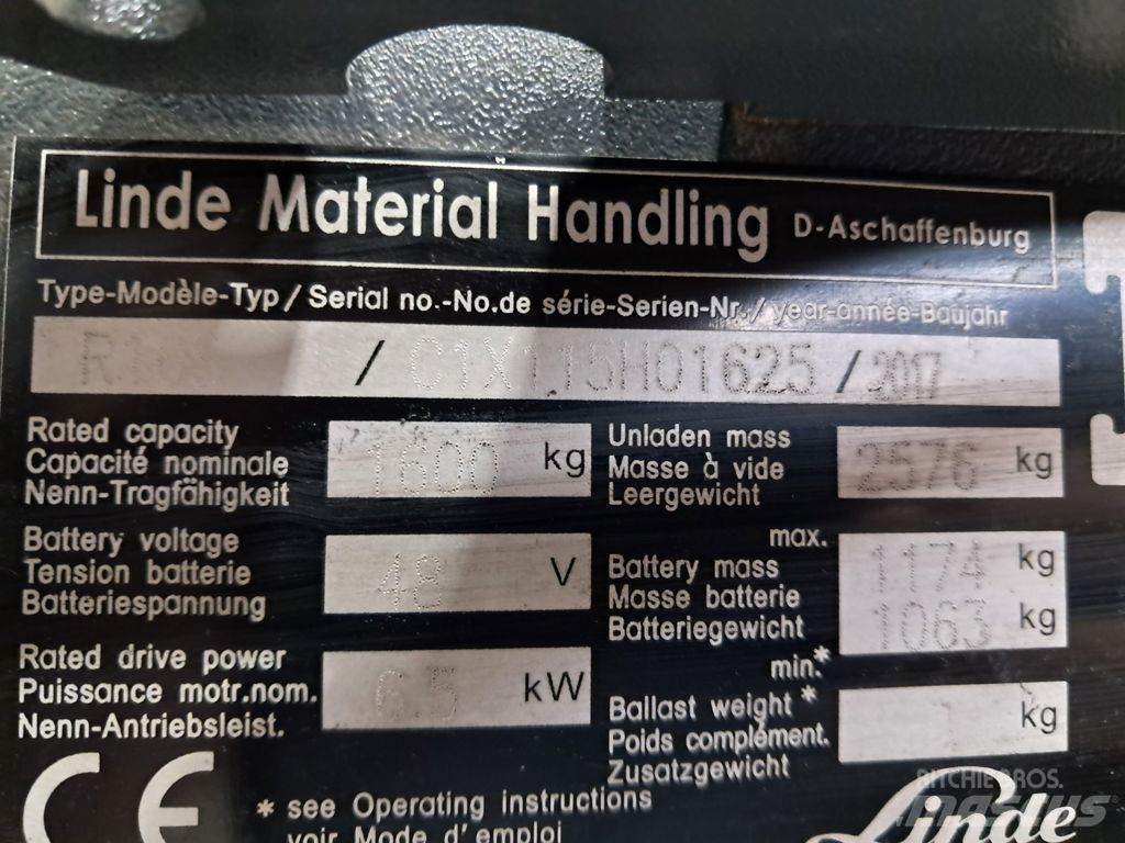 Linde R16S Wózki widłowe wysokiego składowania