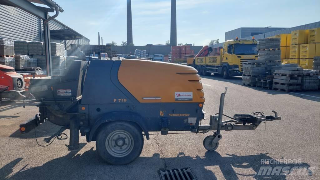 Putzmeister P 718 TD Samojezdne pompy do betonu