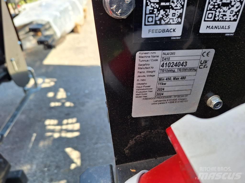Palax D410 PRO+ Łuparki, pilarki i wiórkarki