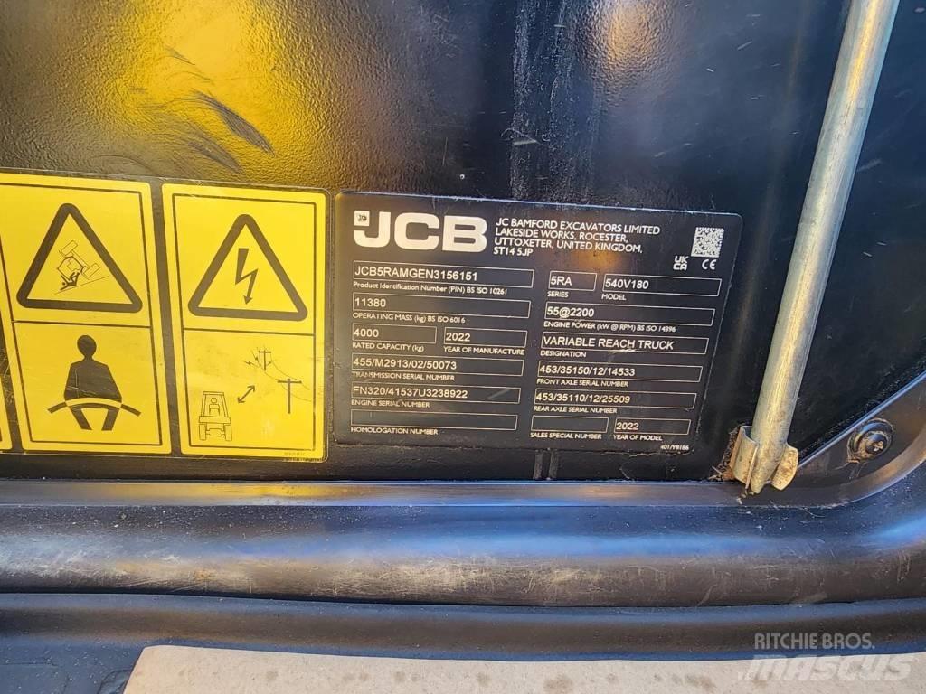 JCB 540-180 Ładowarki teleskopowe