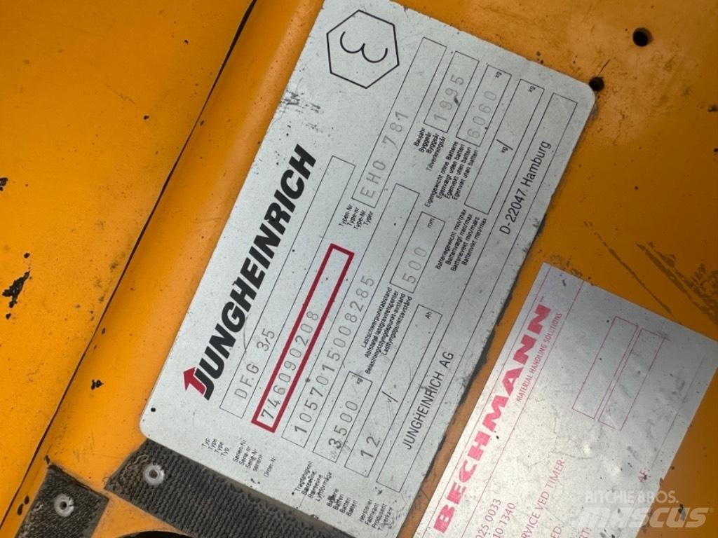 Jungheinrich EFD35 Wózki Diesla