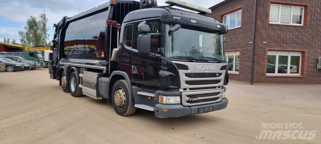 Scania P340 Gas Śmieciarki
