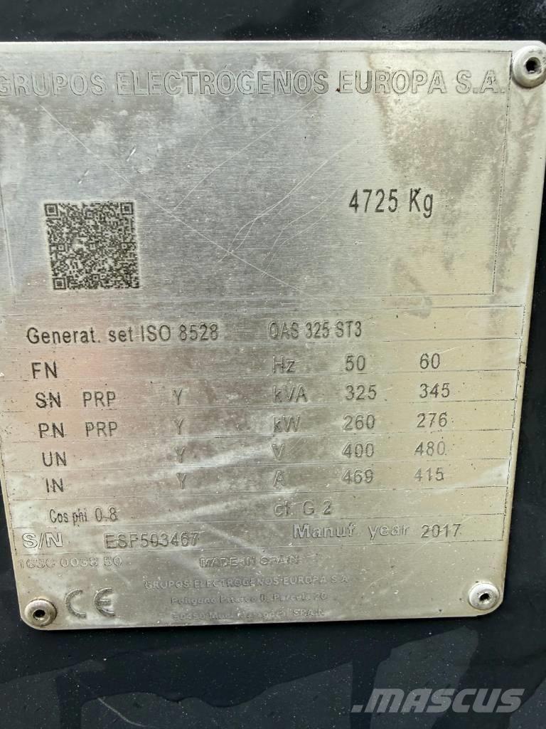 Atlas Copco QAS 325 Agregaty prądotwórcze Diesla