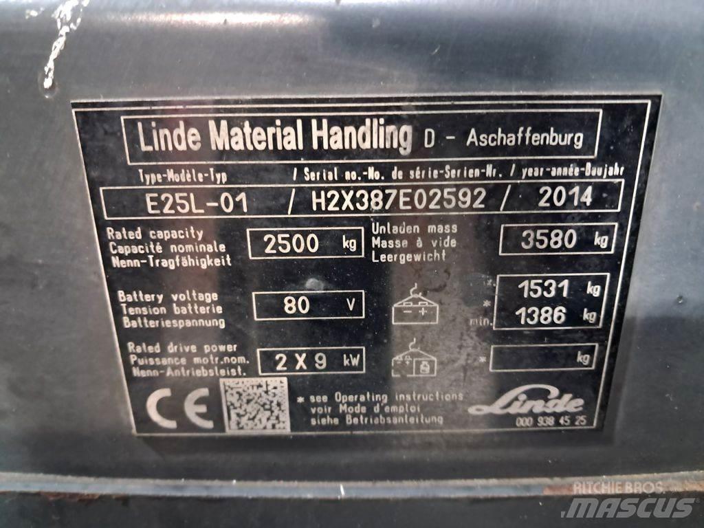 Linde E25L-01 Wózki elektryczne