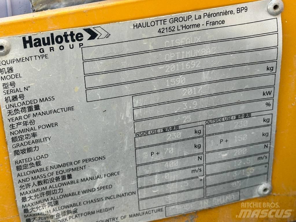 Haulotte OPTIMUM 8 Podnośniki nożycowe
