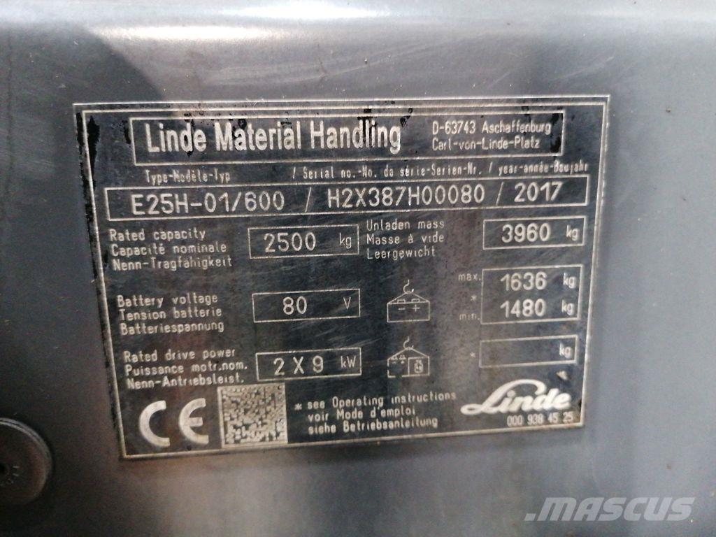 Linde E25H-01/600 Wózki elektryczne
