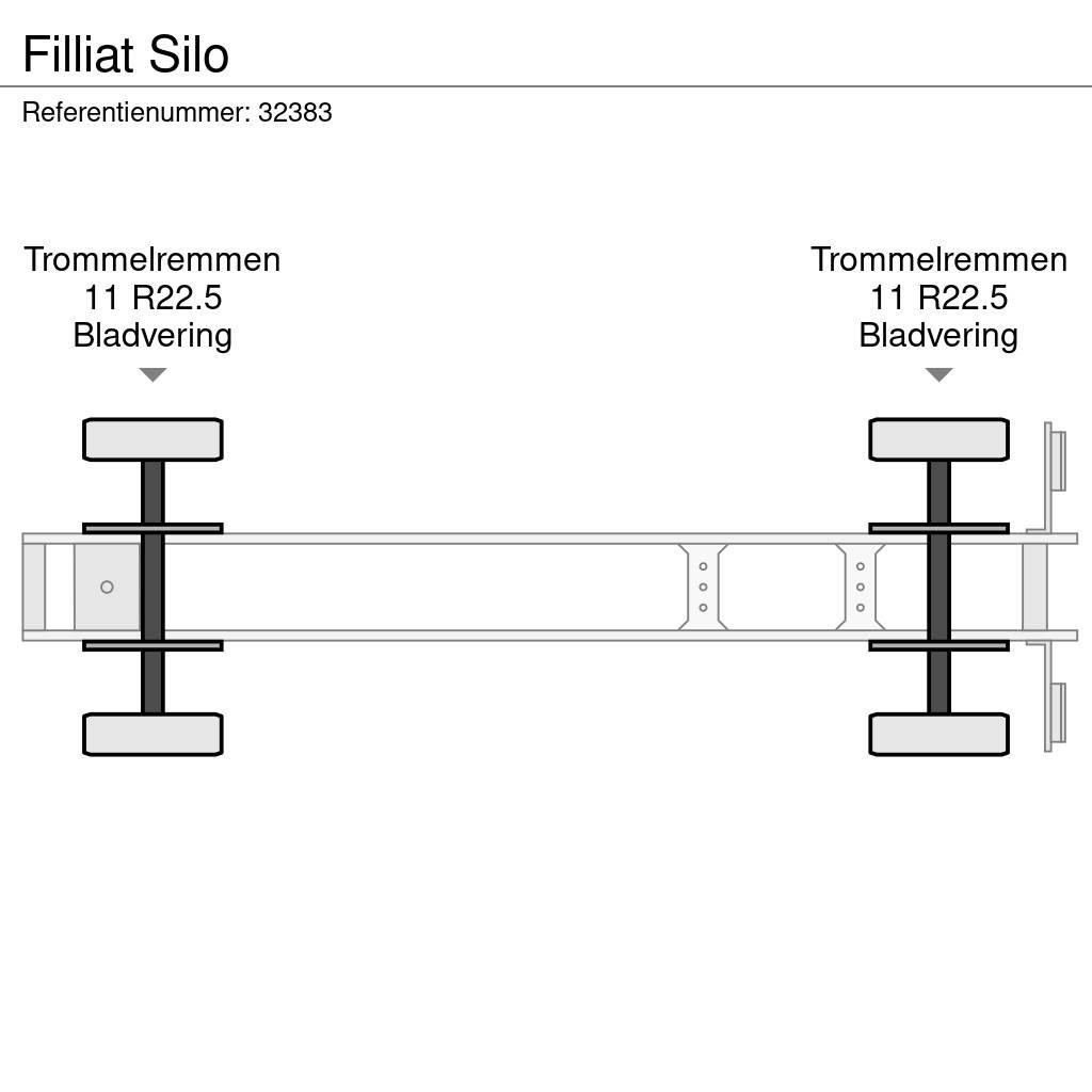  FILLIAT Silo Naczepy cysterna