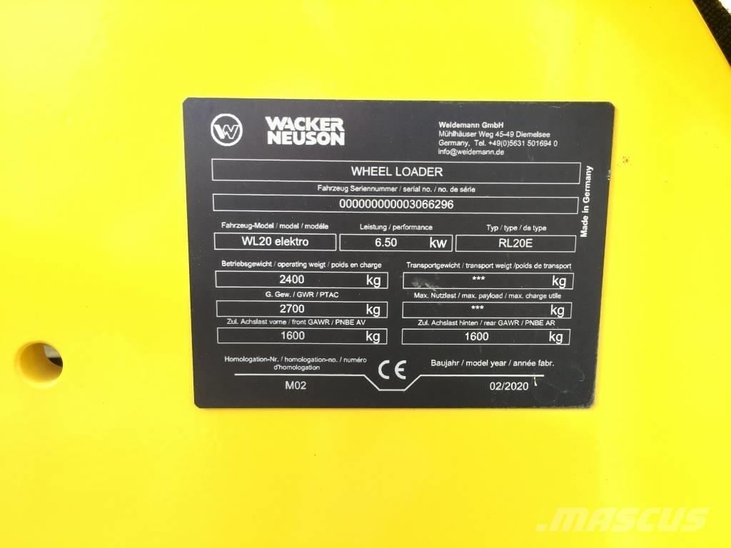 Wacker Neuson WL20e Ładowarki kołowe