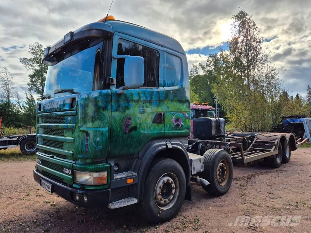 Scania R 124 Samochody do przewozu maszyn leśnych