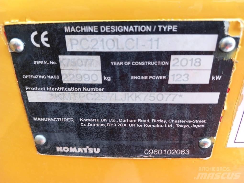Komatsu PC210LCI-11 Koparki gąsienicowe