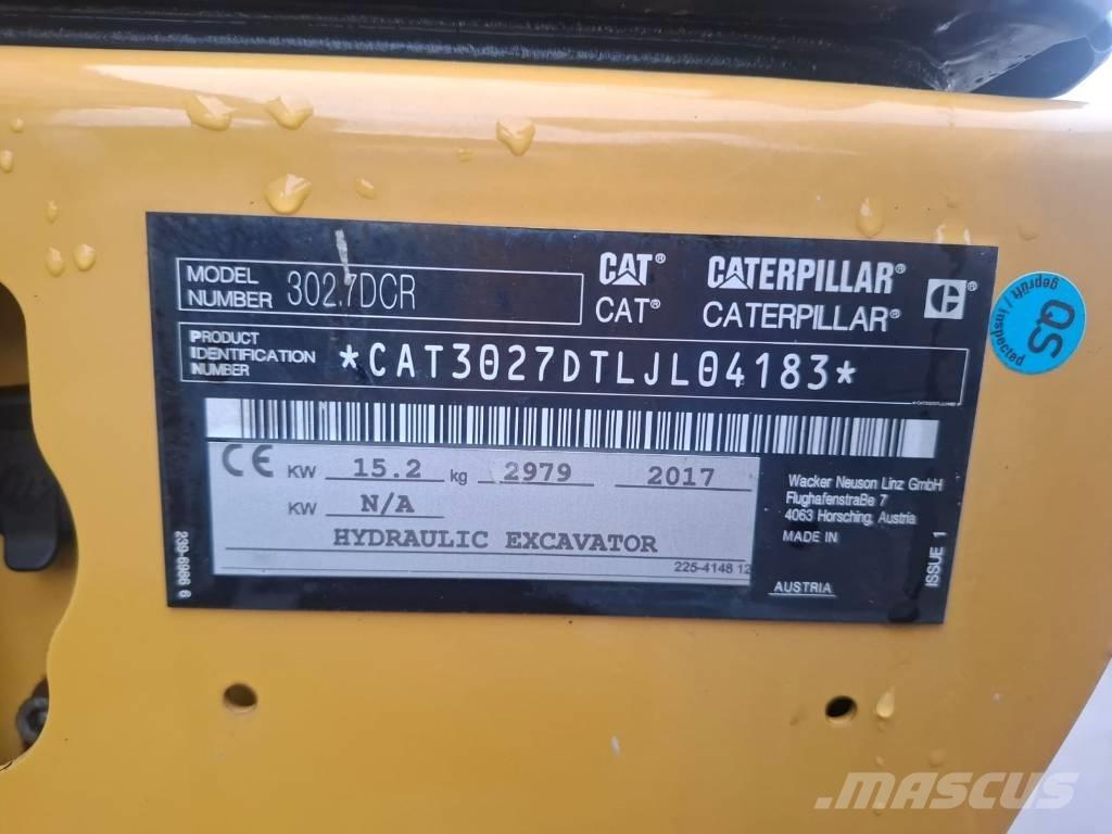 CAT 302.7 D CR Minikoparki