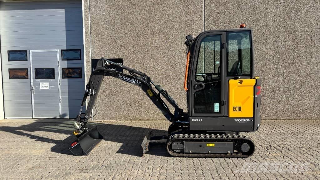 Volvo EC 18 Electric Minikoparki