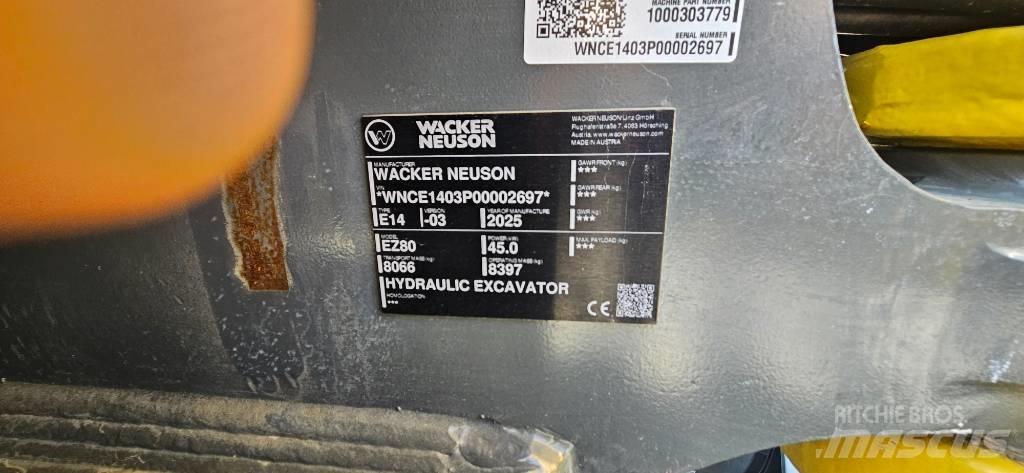 Wacker Neuson EZ 80 Midikoparki  7t - 12t