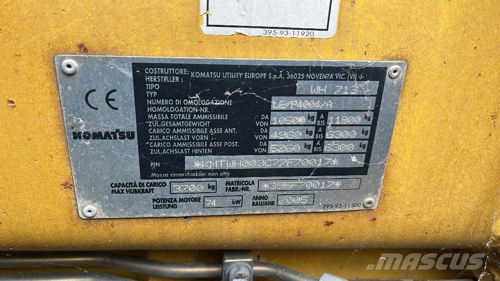 Komatsu WH 713 Ładowarki teleskopowe