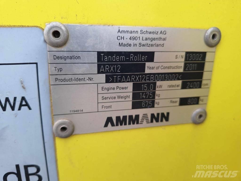 Ammann ARX 12 Walce dwubębnowe