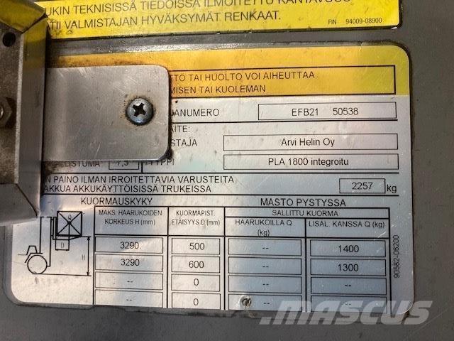 Mitsubishi FB15PNT Wózki elektryczne