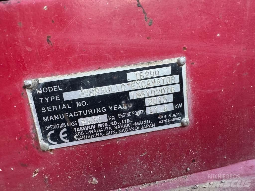 Takeuchi TB 290 Koparki gąsienicowe