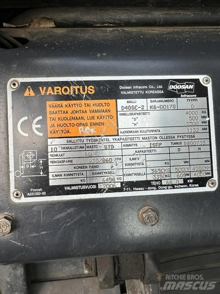 Daewoo D40SC-2 Wózki Diesla