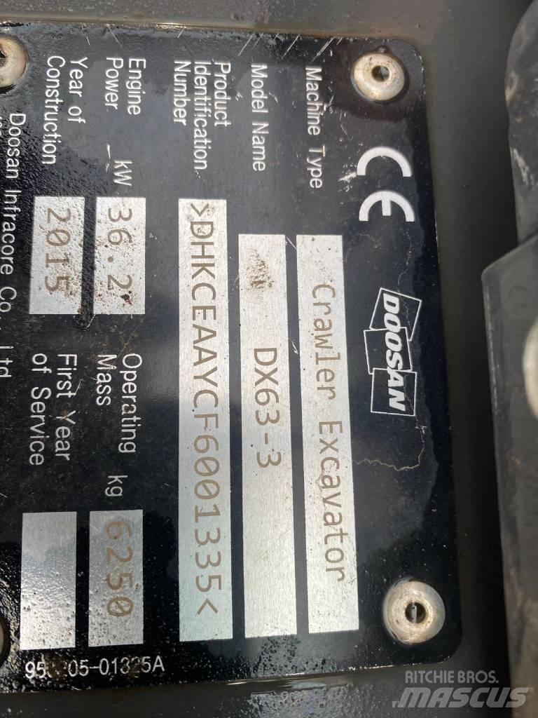 Doosan DX 63-3 Minikoparki
