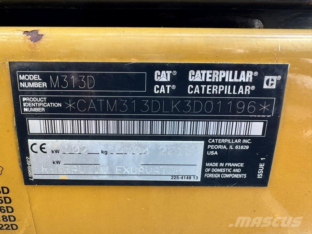 CAT M313D - CE Koparki kołowe
