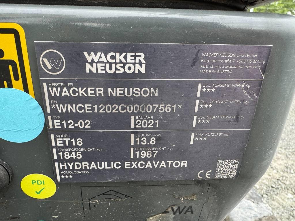 Wacker Neuson ET18 Koparki gąsienicowe