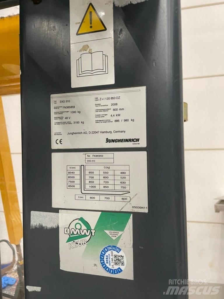 Jungheinrich EKS 310 Wózki kompletacyjne wysoko unoszące