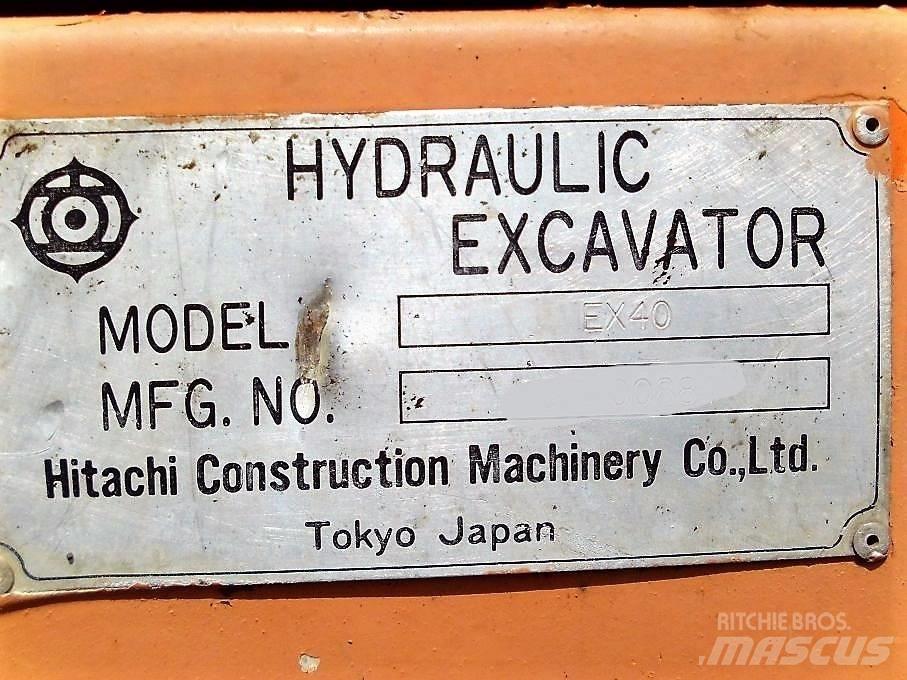 Hitachi EX 40 Minikoparki