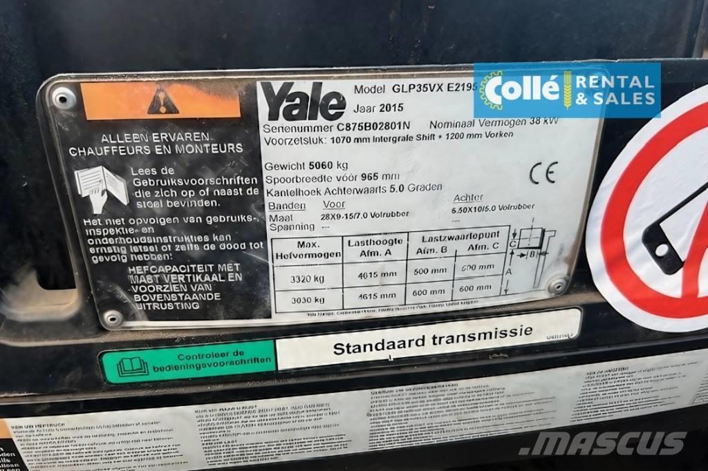 Yale GLP 35 VX | 2015 Wózki LPG