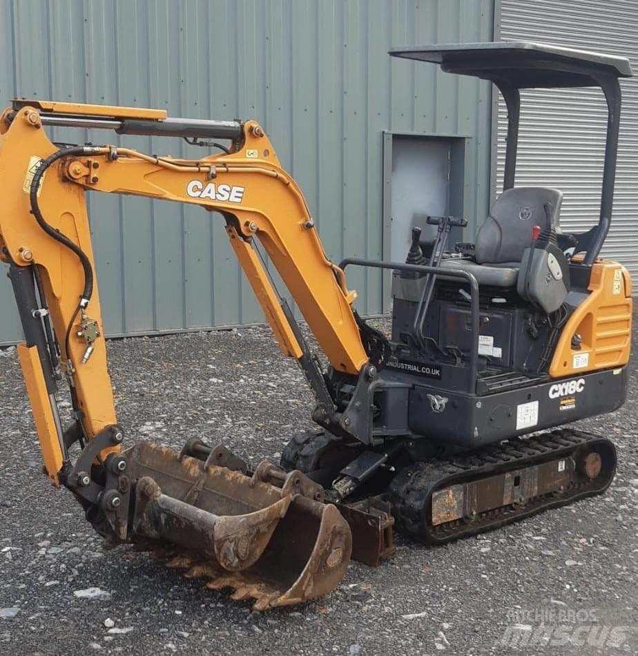 CASE CX18C CANOPY Minikoparki