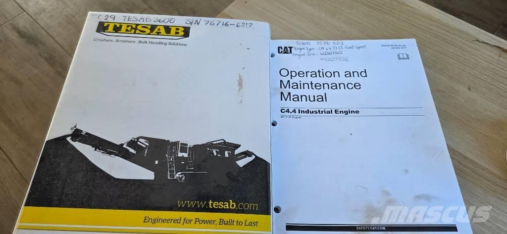 Tesab TS3600 Przesiewacze