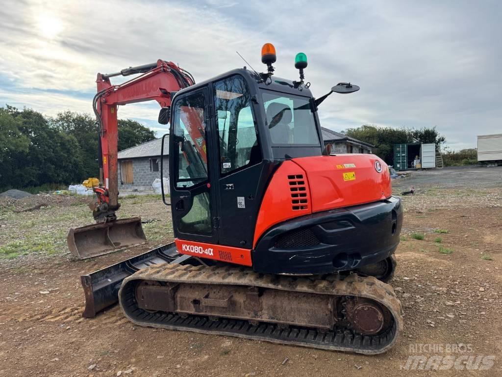 Kubota KX 080-4 Midikoparki  7t - 12t