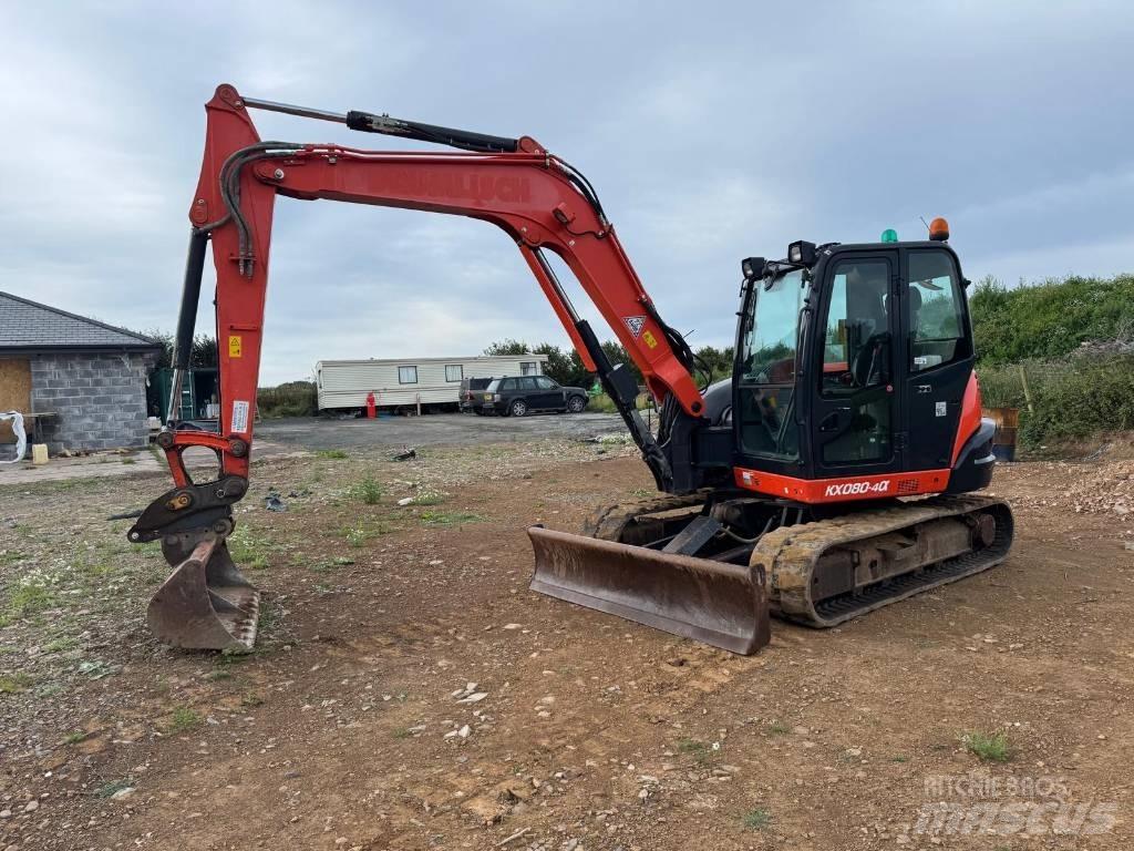 Kubota KX 080-4 Midikoparki  7t - 12t