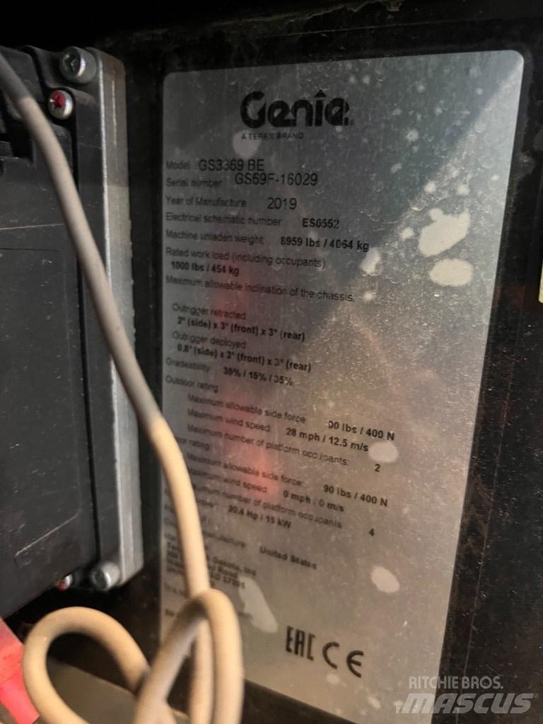 Genie GS 3369 BE Podnośniki nożycowe