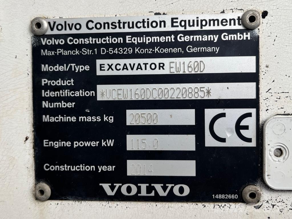 Volvo EW 160 D Koparki kołowe