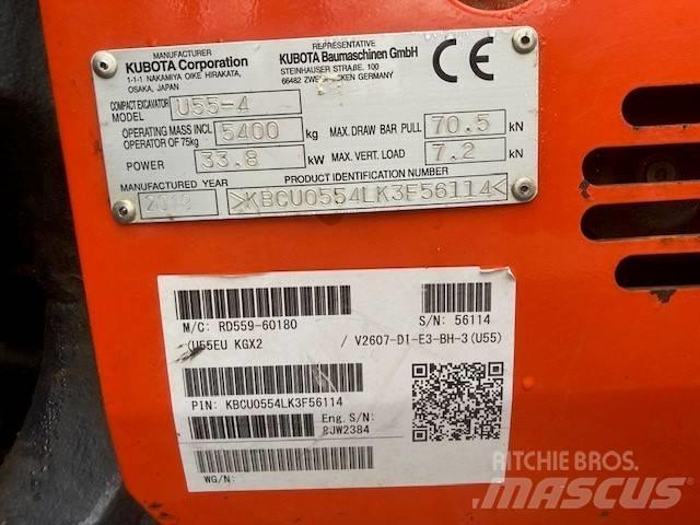Kubota U 55-4 Minikoparki