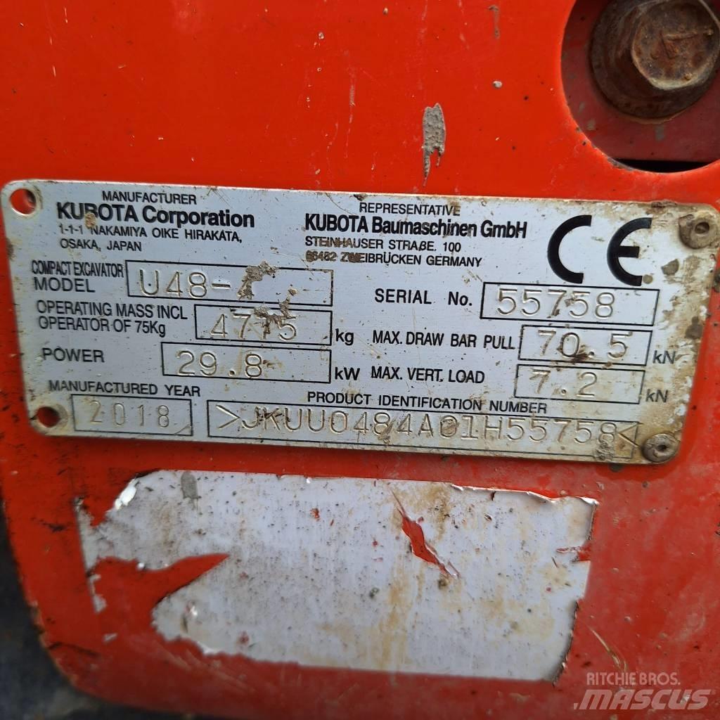 Kubota U 48-4 Minikoparki
