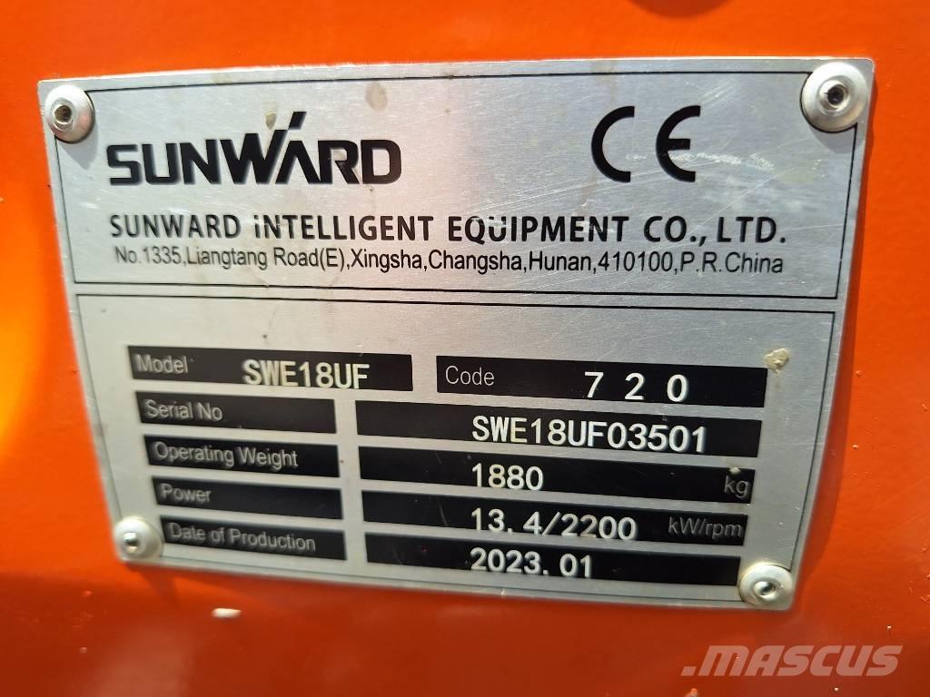 Sunward SWE 18 UF Minikoparki