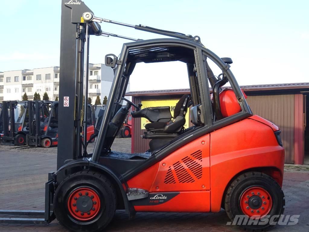 Linde H45T-02 Wózki LPG
